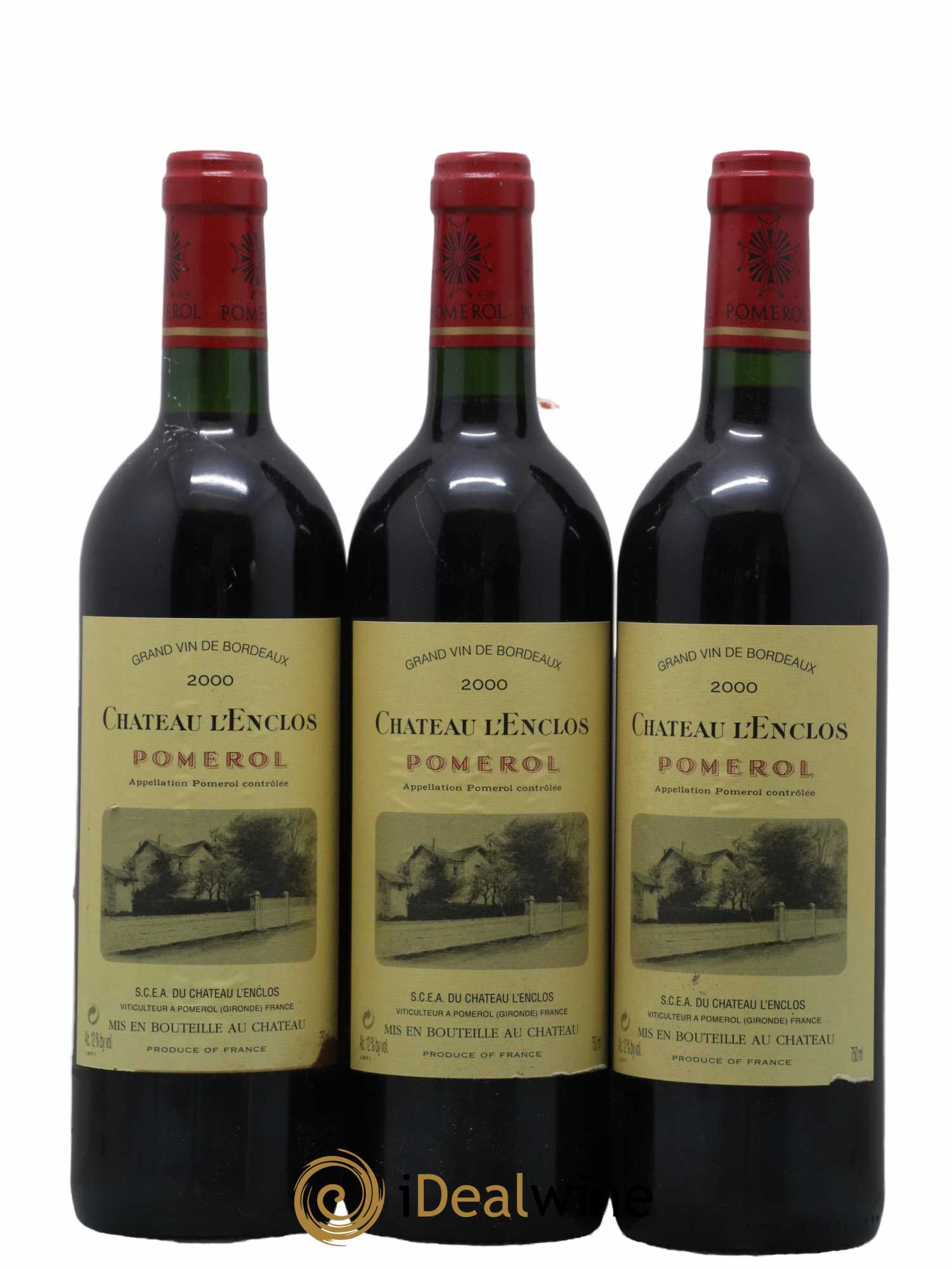 Château l'Enclos  2000 - Lot de 6 Bouteilles