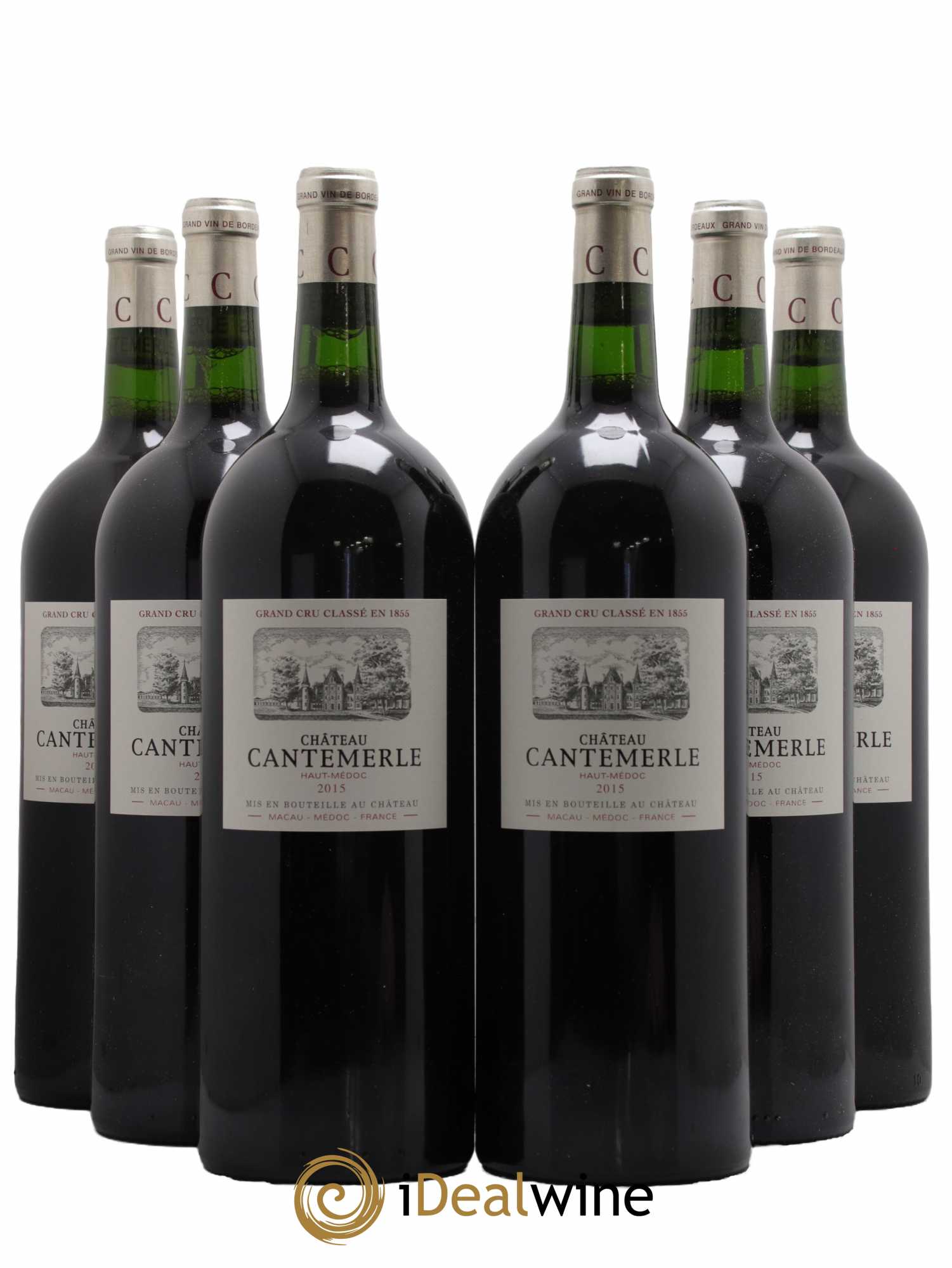 Château Cantemerle 5ème Grand Cru Classé  2015 - Lot de 6 Magnums