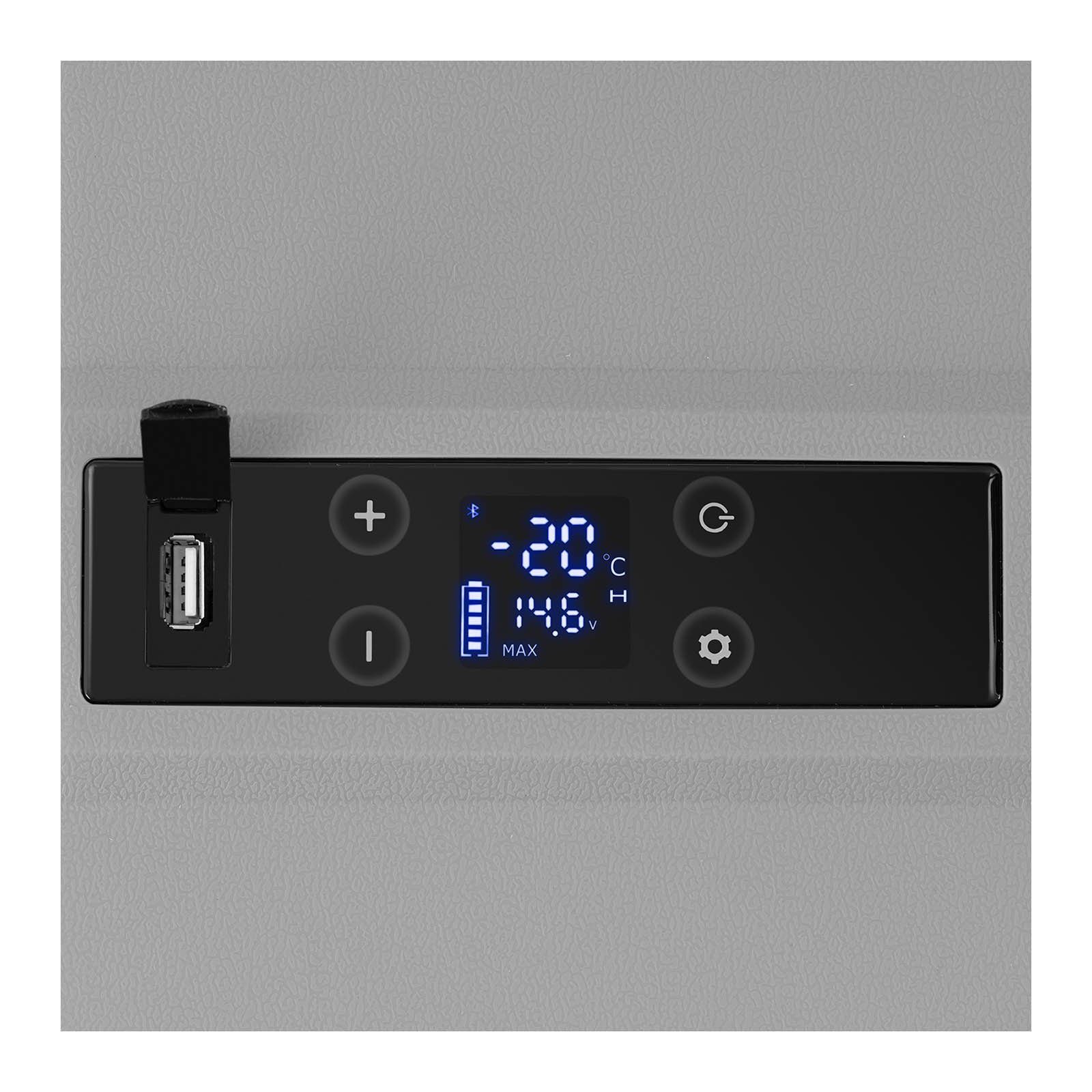 MSW Elektrische Kühlbox Auto-Kühlschrank /gefrierschrank - 12/24V (DC)/100 - 240V (AC) - 52L