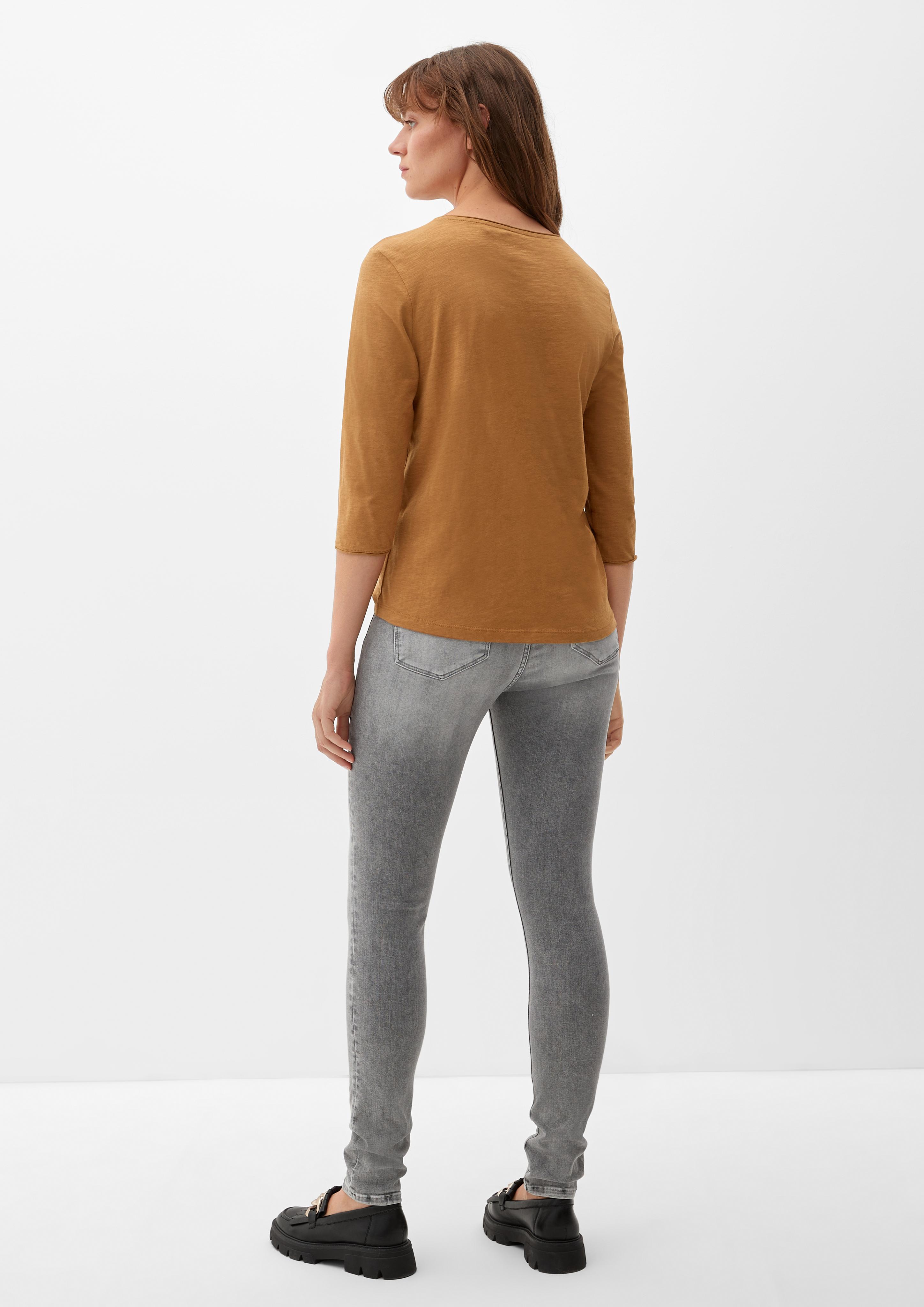 Flammgarnshirt mit 3/4-Arm  2124213-8469
