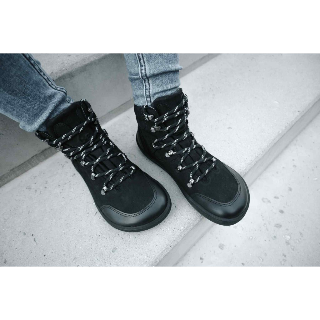 Be Lenka Ranger 2.0 All Black Barfußstiefeletten