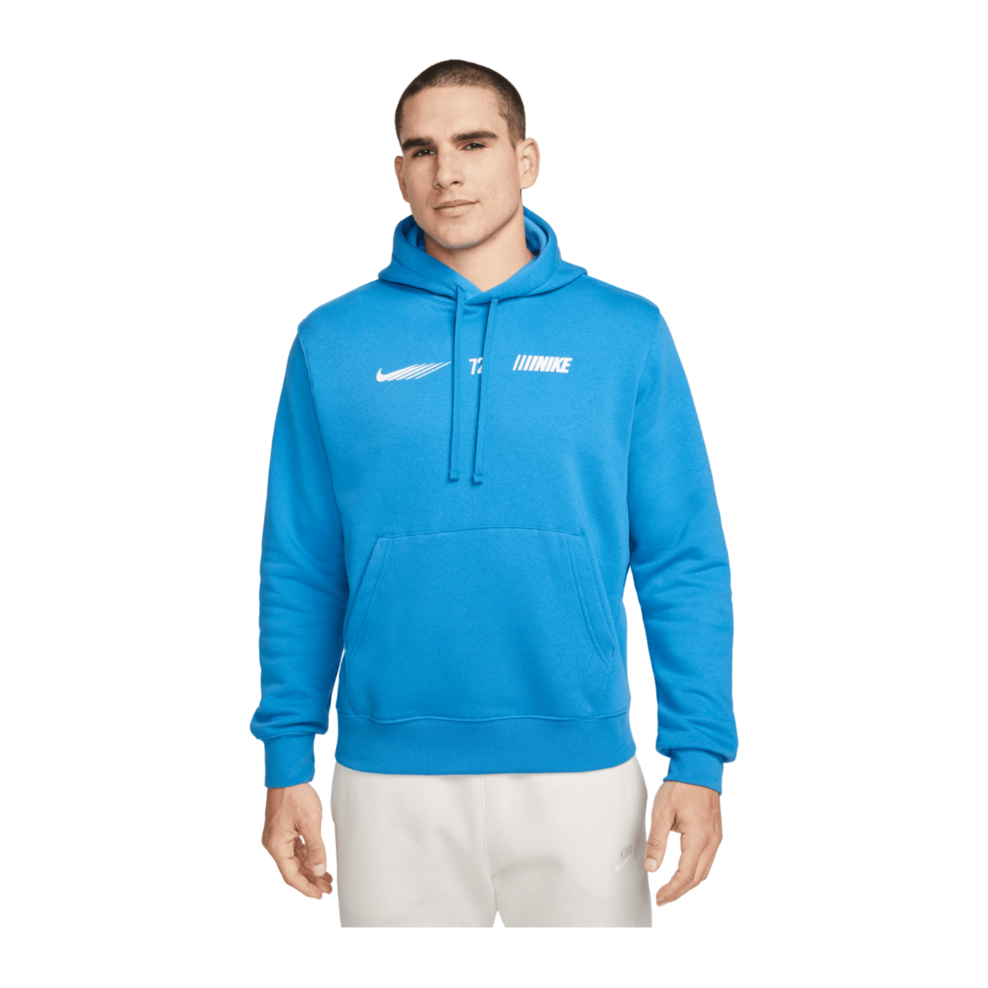 Nike Standart Issue Fleece Hoody Blau F435