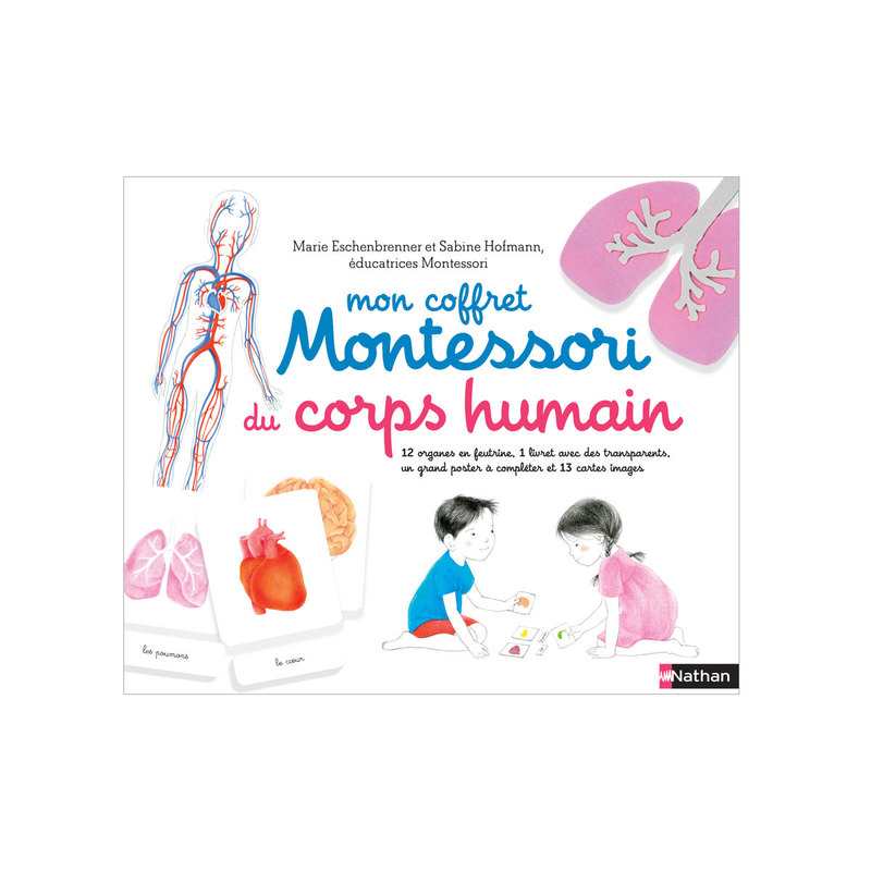 Mon coffret Montessori du corps humain - Nathan Jeunesse