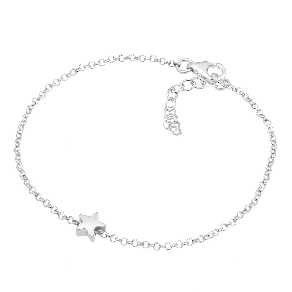 Elli Elli Bracelet Astro Étoile Basic Bracelet Femme - (925/1000) Argent Bracelet