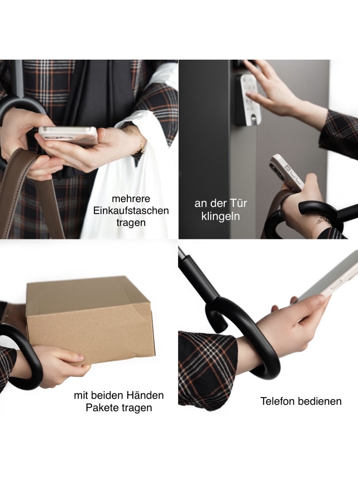 COFI 1453 Stockschirm mit Motiven Pongee mit c-förmigen Plastikgriff in Motiv 8 günstig kaufen 108