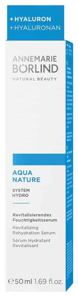 ANNEMARIE BÖRLIND AQUANATURE Revitalisierendes Feuchtigkeitsserum