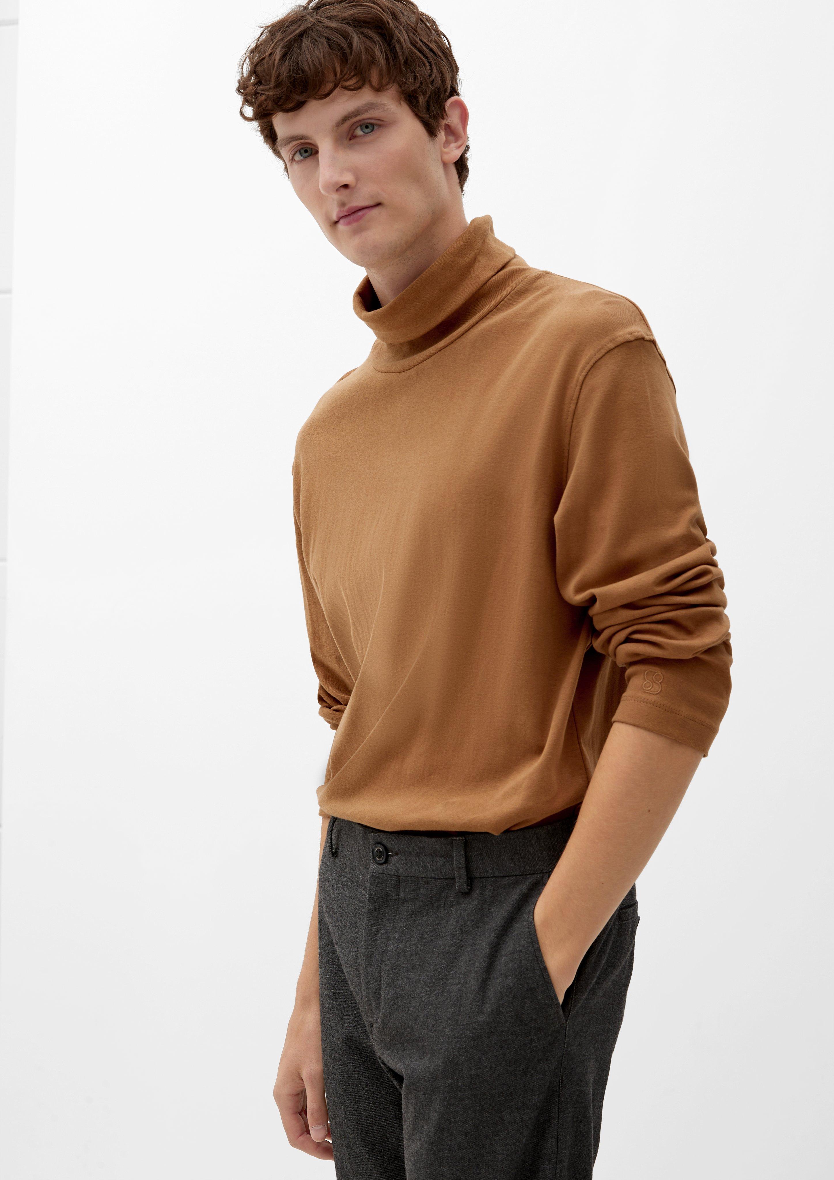 Langarmshirt mit Rollkragen  2119217-8469