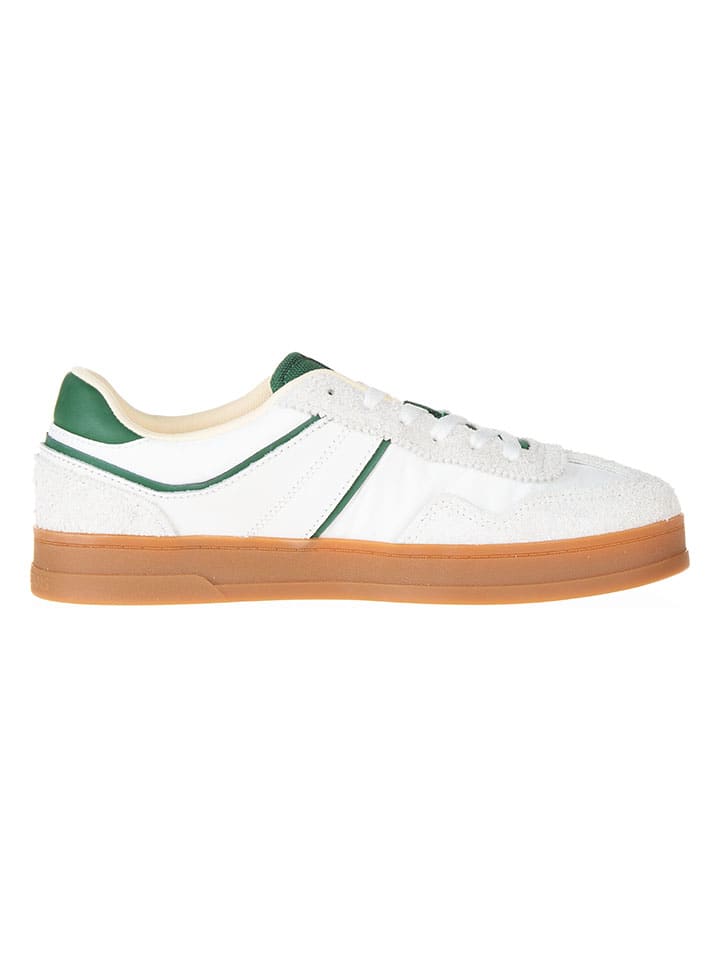 Tommy Hilfiger Shoes Leder-Sneakers in Weiß günstig kaufen