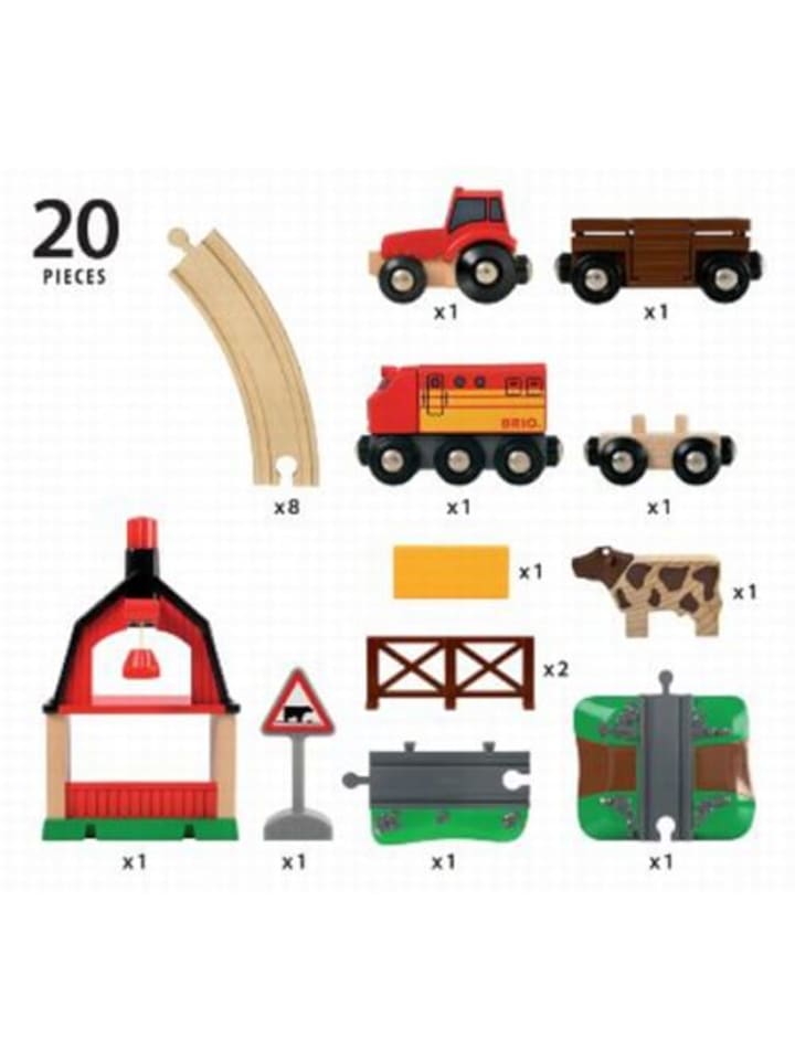 Brio Holzeisenbahn 63371900 Bahn Bauernhof Set günstig kaufen onesize