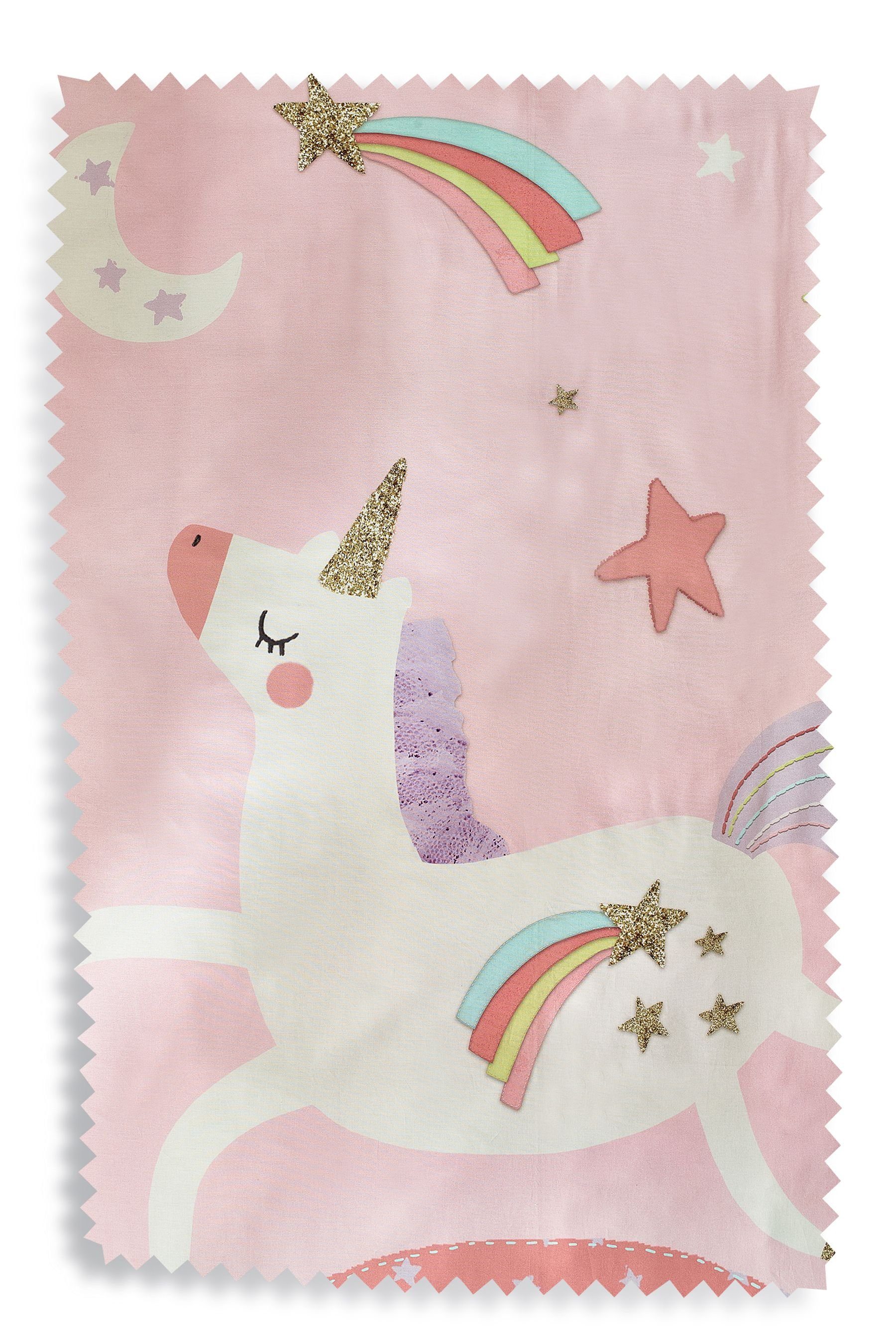 Bett-Set, Bettgarnitur, Einhorn-Print, Next, Bezug: Baumwolle