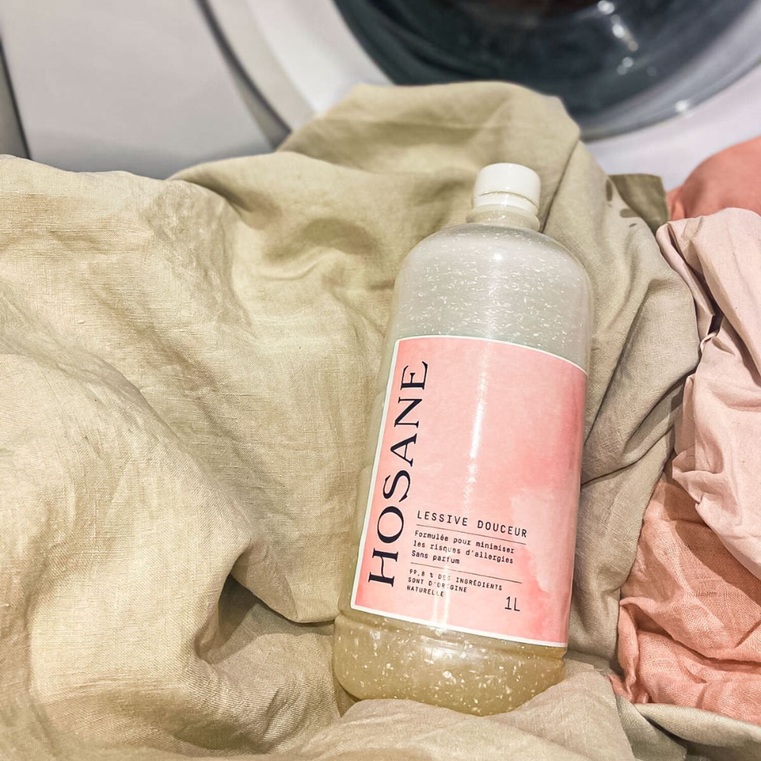 hosane Lessive Douceur - Recharge Sans allergène, adaptée aux bébés