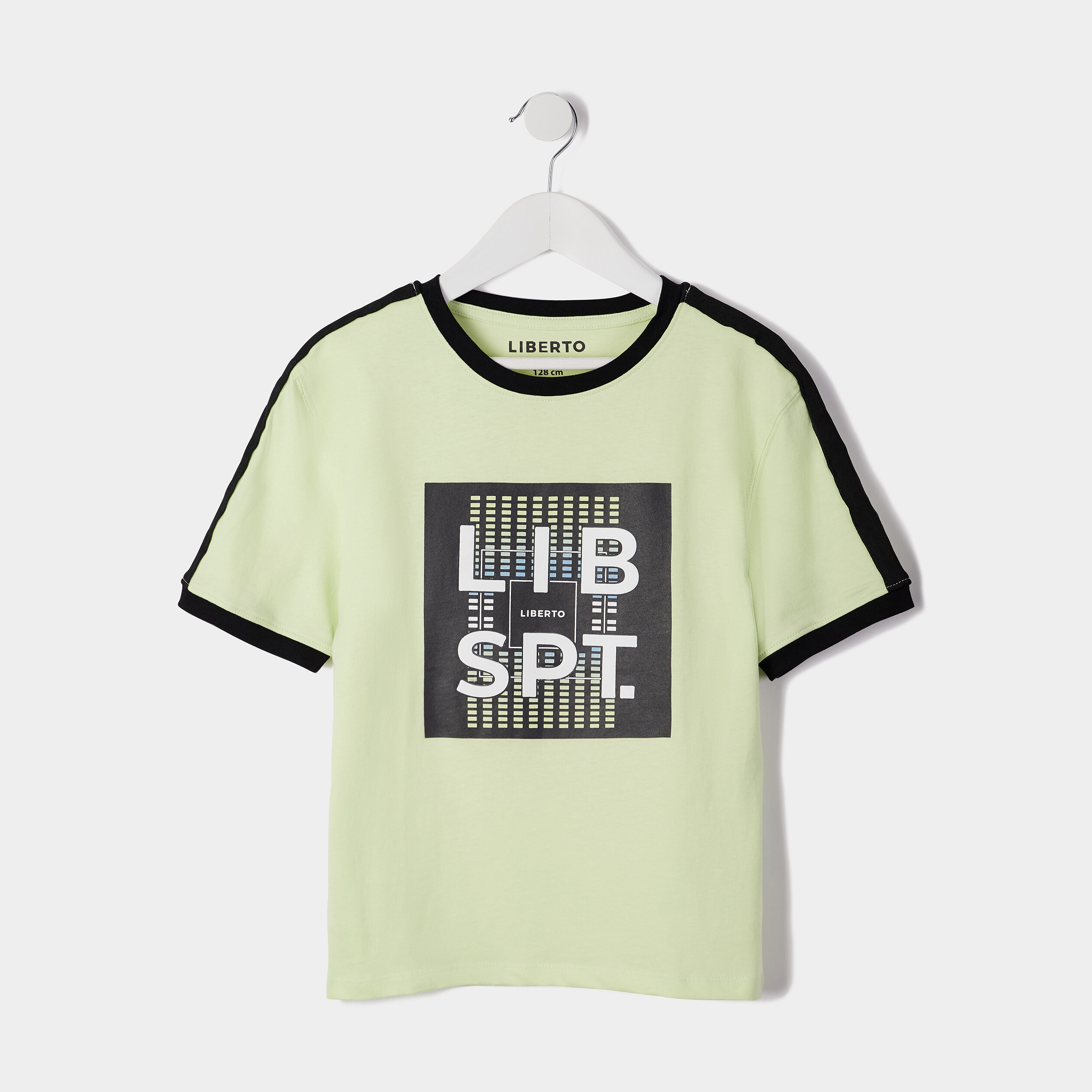 T-shirt manches courtes Liberto vert garçon | La Halle