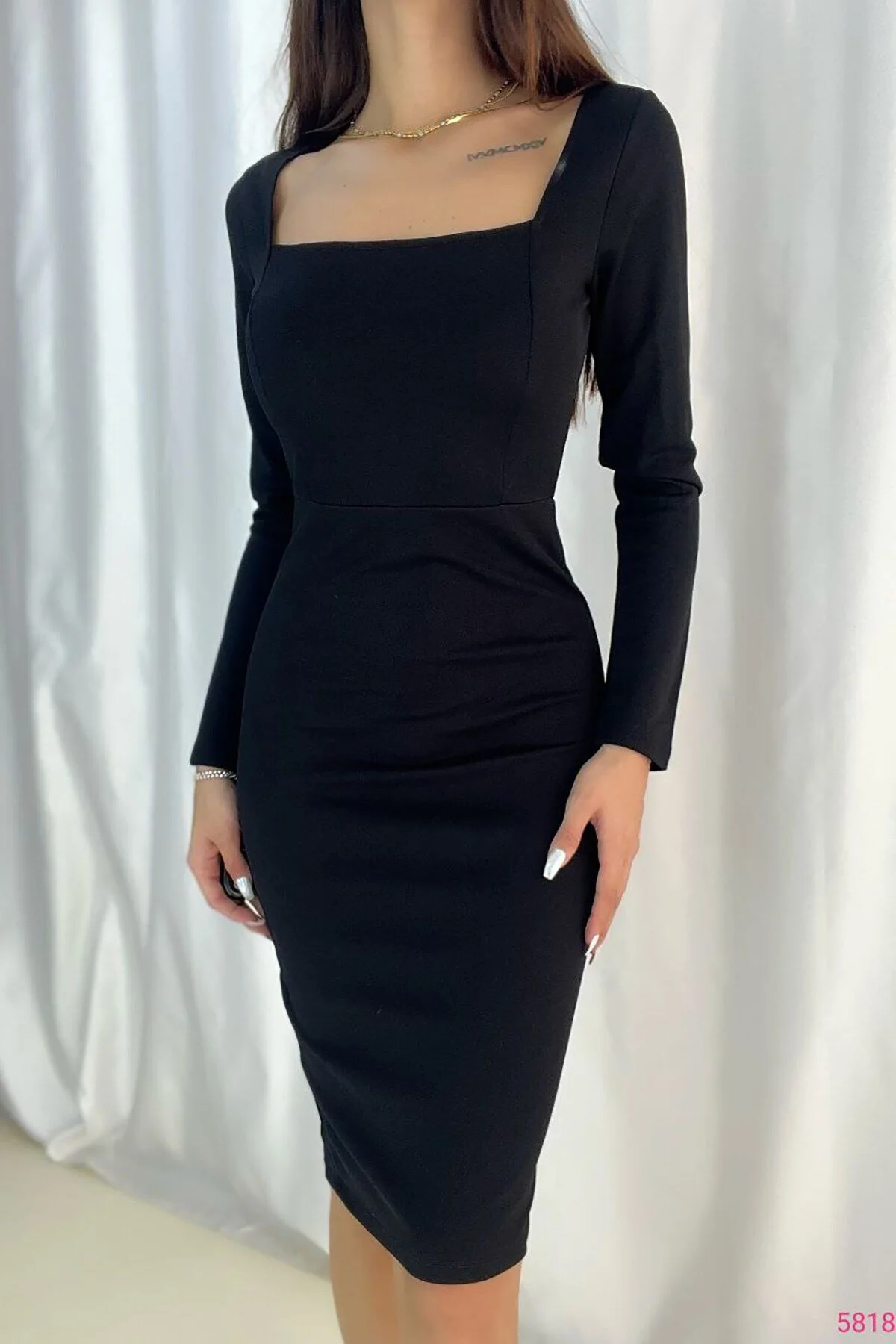 Deafox  Kleid - Schwarz - A-Linie