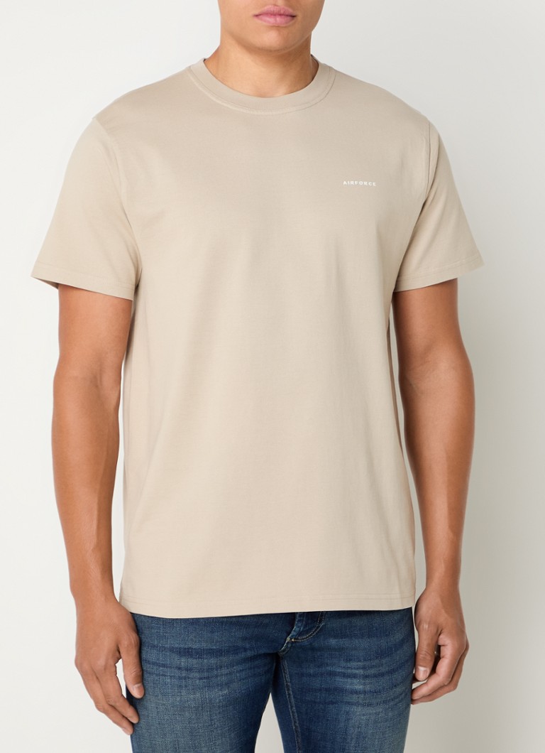 T-shirt in cotone biologico con logo dell'Aeronautica Militare