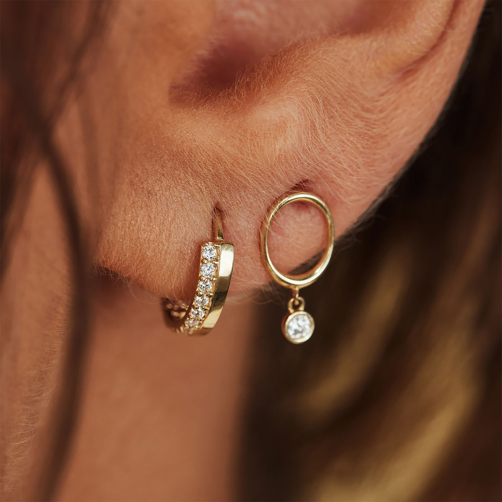 Isabel Bernard Le Marais Créoles - Or 585 / Or 14 carats Boucles d'oreilles