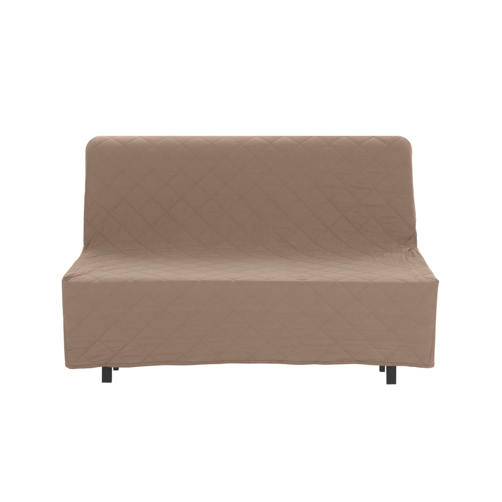Housse canapé BZ coton bachette uni matelassé