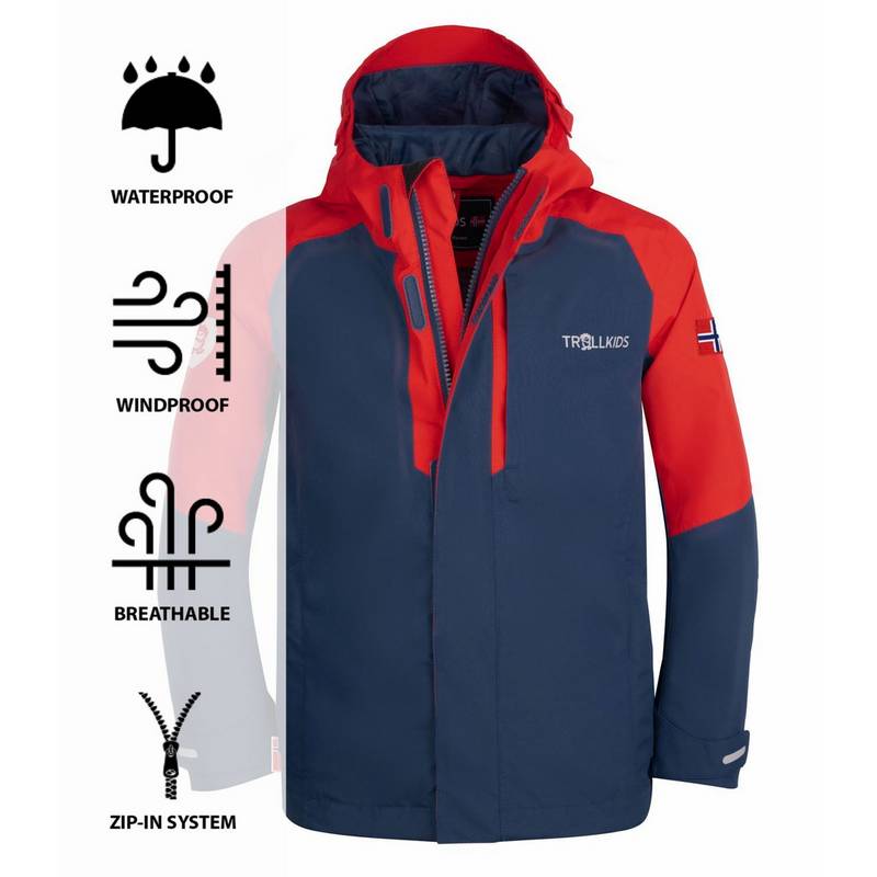 Trollkids Skaland Funktionsjacke Kinder