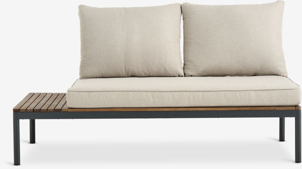 HOU lounge module HOU 2-seater sofa made of hardwood
