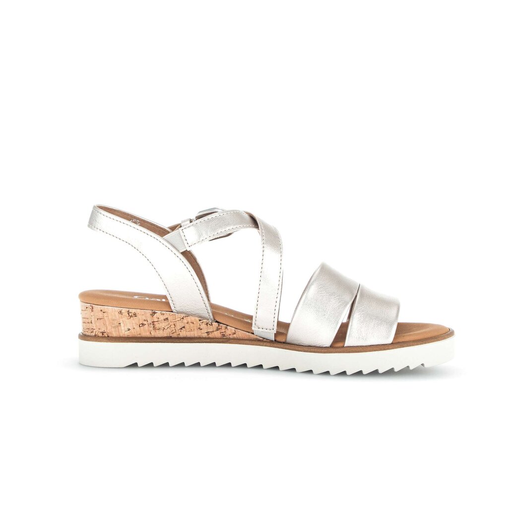 Gabor comfort Keilsandalette beige