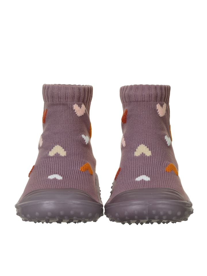 Sterntaler Adventure-Socks Herzen in lila günstig kaufen