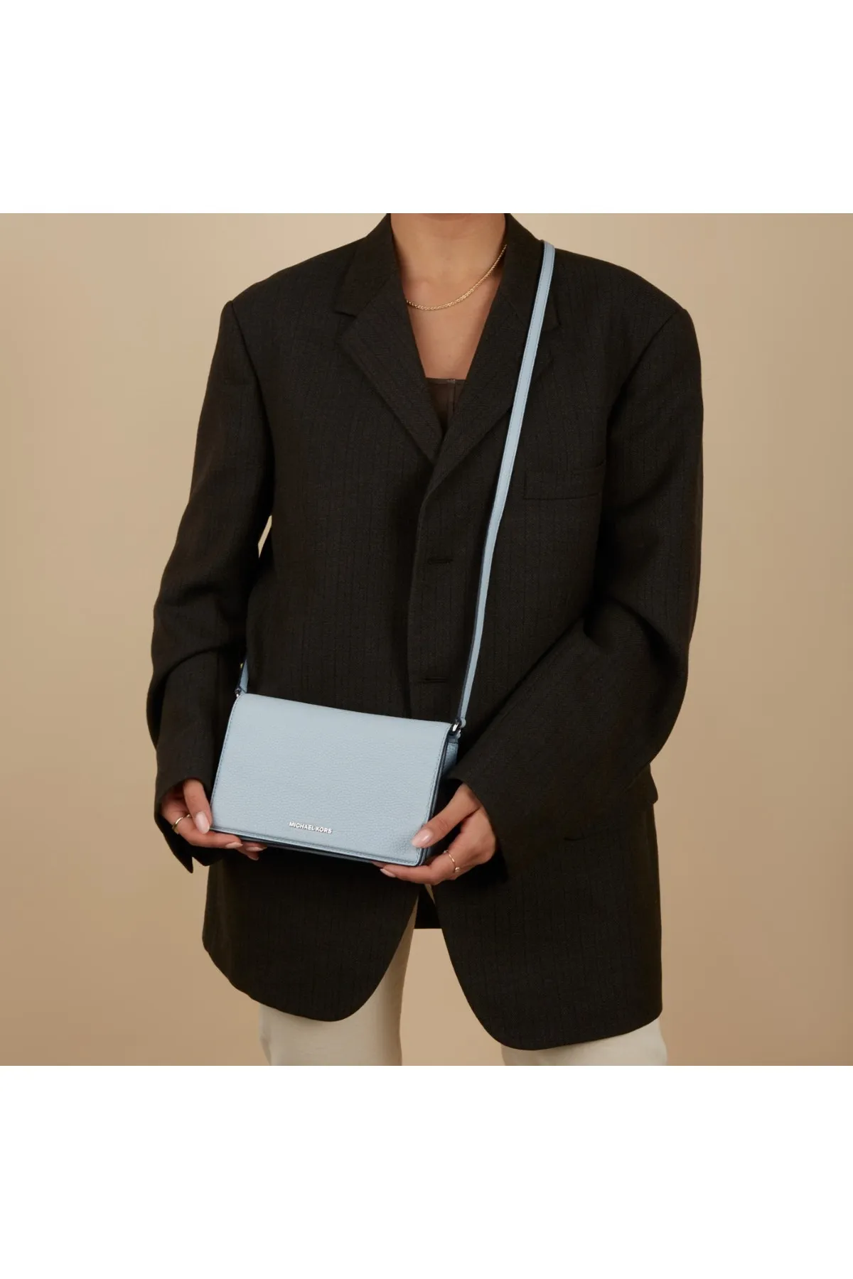 1'ASLAN  Michael Kors Damen Umhängetasche Blau 32S4SJ6C6L-381