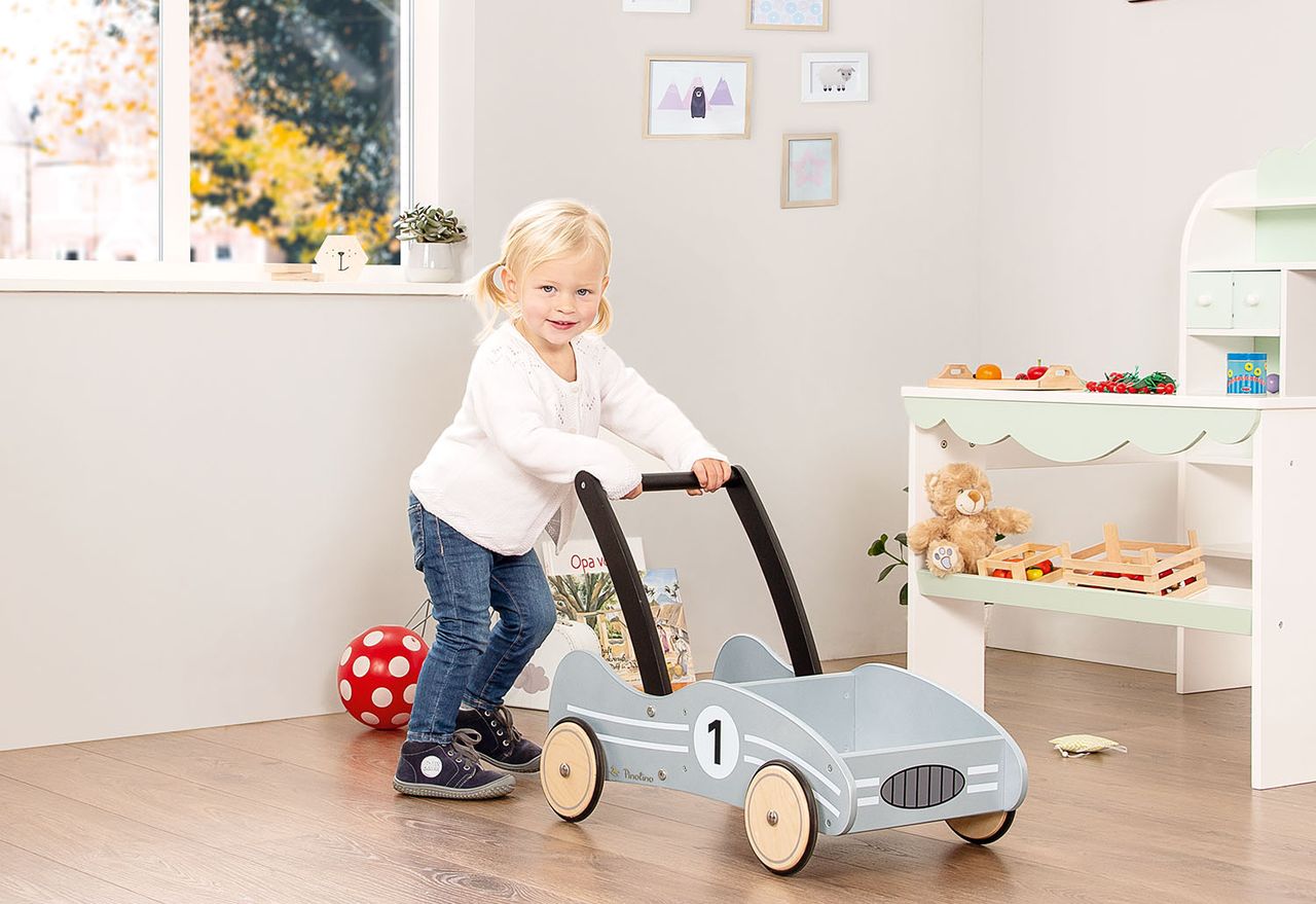 Pinolino Kinderträume Pinolino Lauflernwagen Kimi, silber