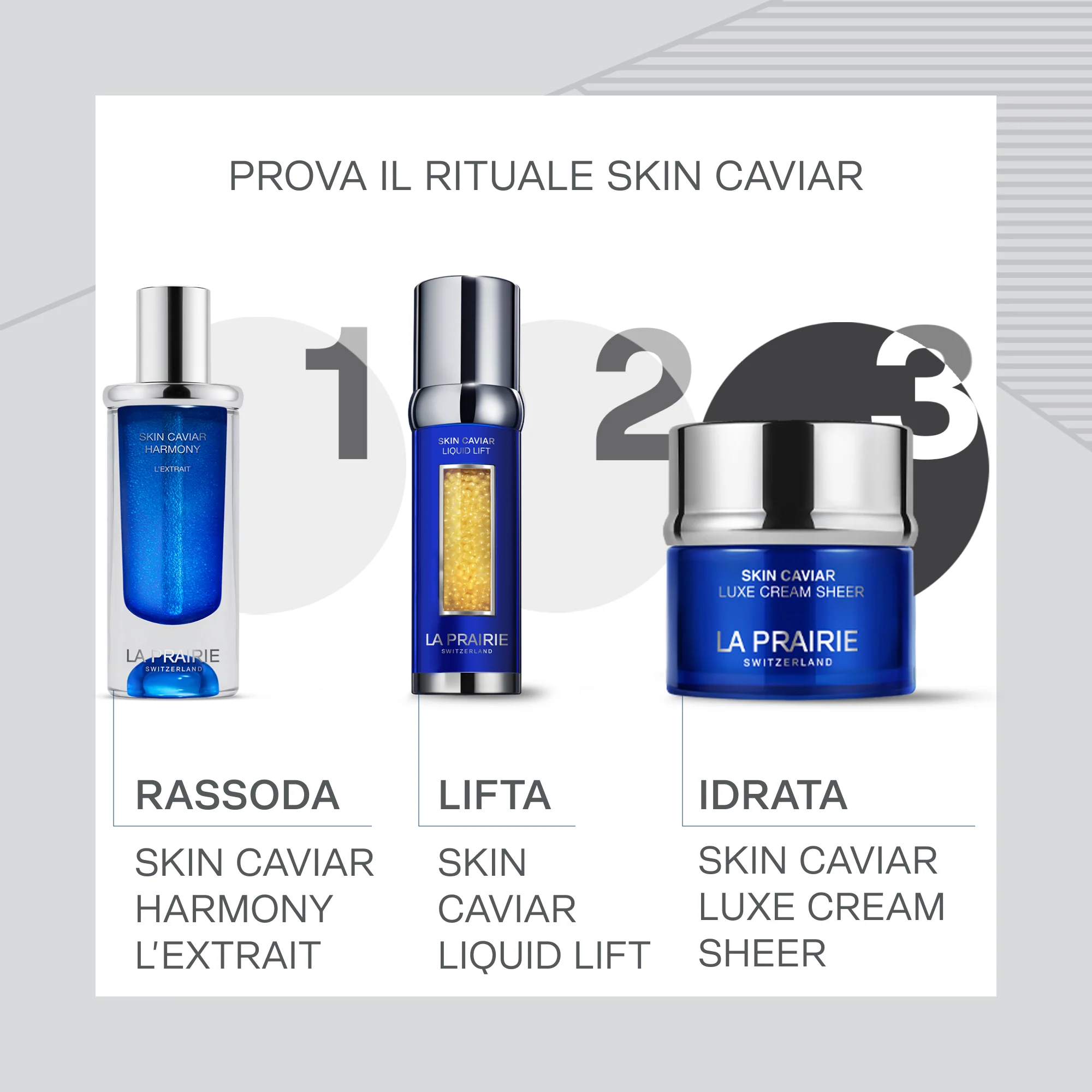 Skin Caviar Luxe Cream Sheer Firming Cream - 24-timers løftende ansiktsbehandling, 24-timers nærende ansiktsbehandling, 24-timers antirynke-ansiktsbehandling