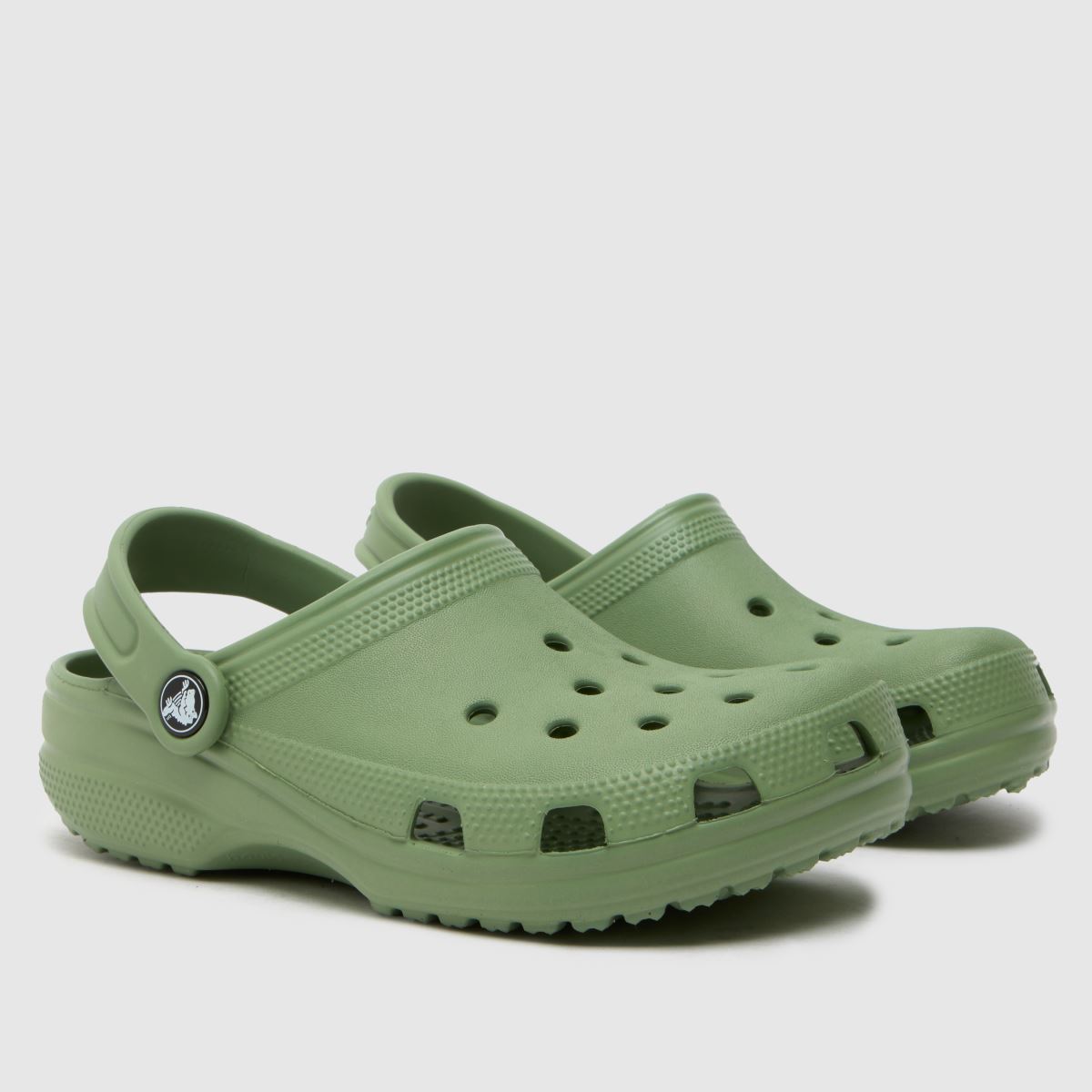 Crocs khaki klassiska träsko Junior sandaler