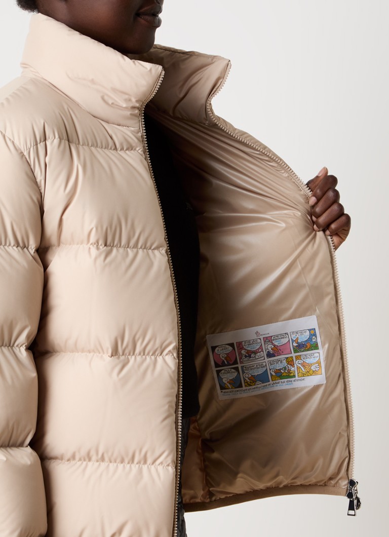 Doudoune Moncler Abbadia garnie de duvet et dotée de poches zippées