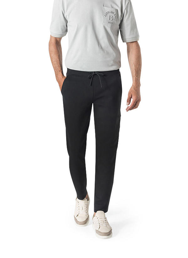 BOGGI MILANO, Sweatpants, Baumwolle, anthrazit