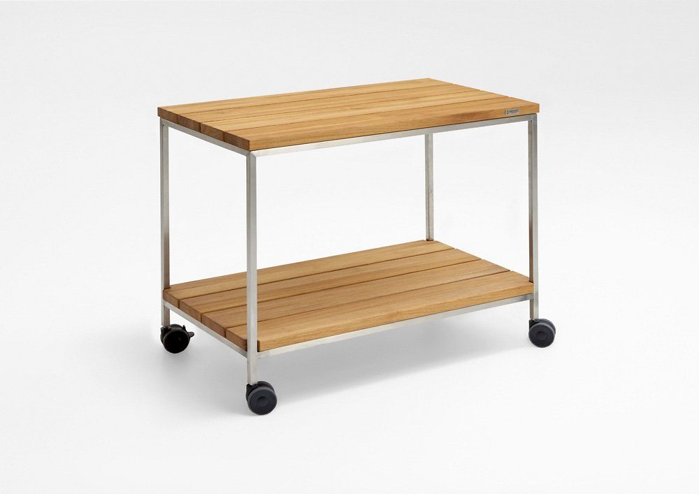 NIEHOFF GARDEN Gartentisch Niehoff Nicola Servierwagen Edelstahl 95x54 cm (1)