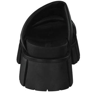 Mjus Esagerata Pantolette in schwarz