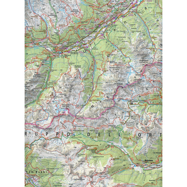 KOMPASS WANDERKARTE NONSTAL, MENDELPASS