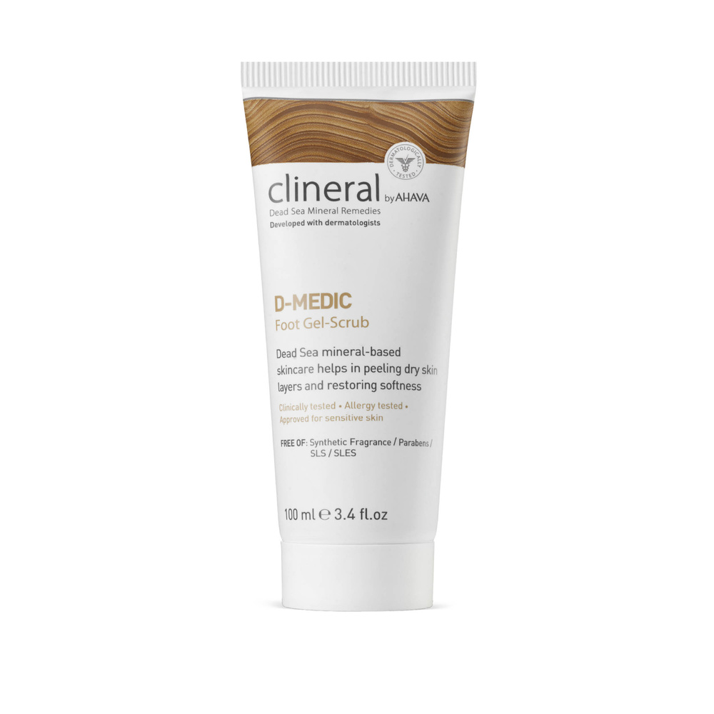 AHAVA Clineral D-MEDIC Foot Gel-Scrub 100ml Gommage des pieds