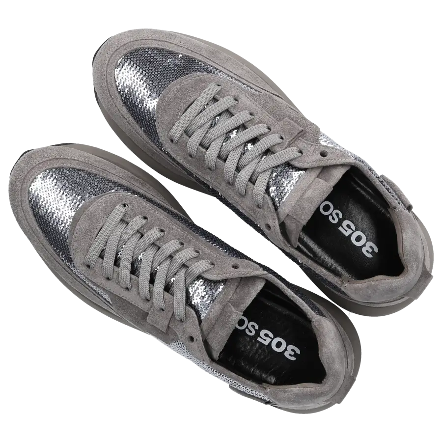 305 SOBE - Sneaker low LAGUNA Veloursleder - grau