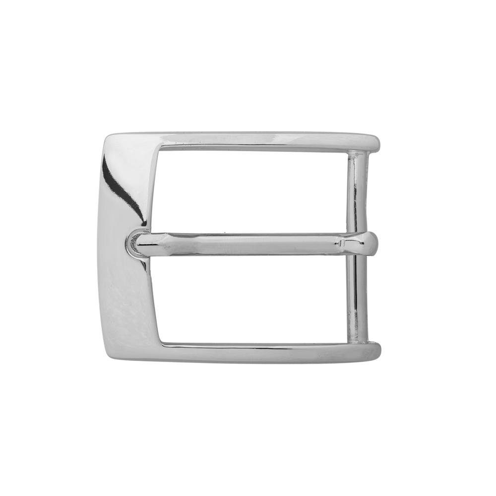 FREDERIC HERMANO Gürtelschnalle 40mm Zamak Silber - Buckle Mirror - 330007500020
