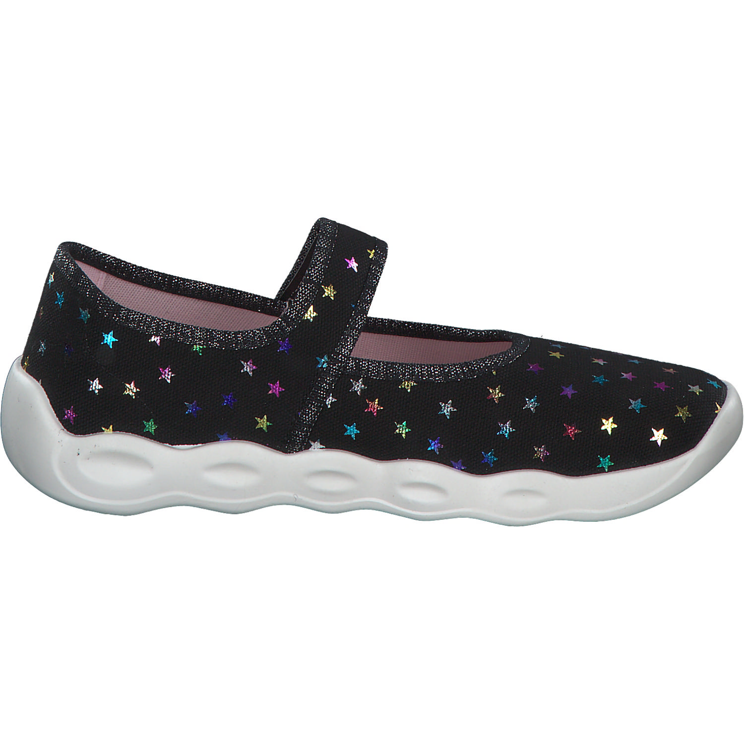 Superfit BUBBLE 06271, Hausschuhe, Kinder, Schwarz