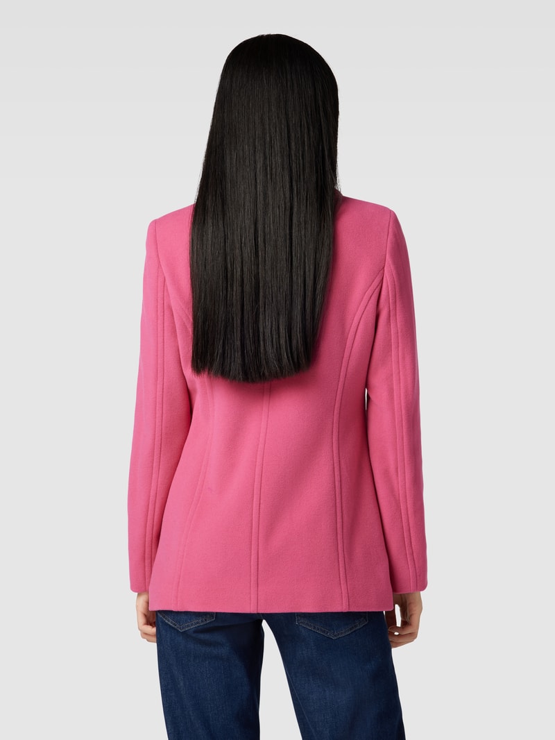 Jacke mit Stehkragen in rosa