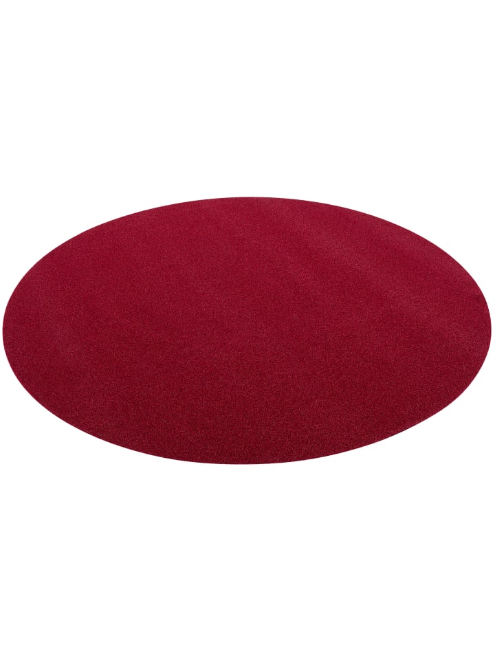 Snapstyle Luxus Designer Kunstrasen Miami Rund in Rot günstig kaufen 133 x 133 cm