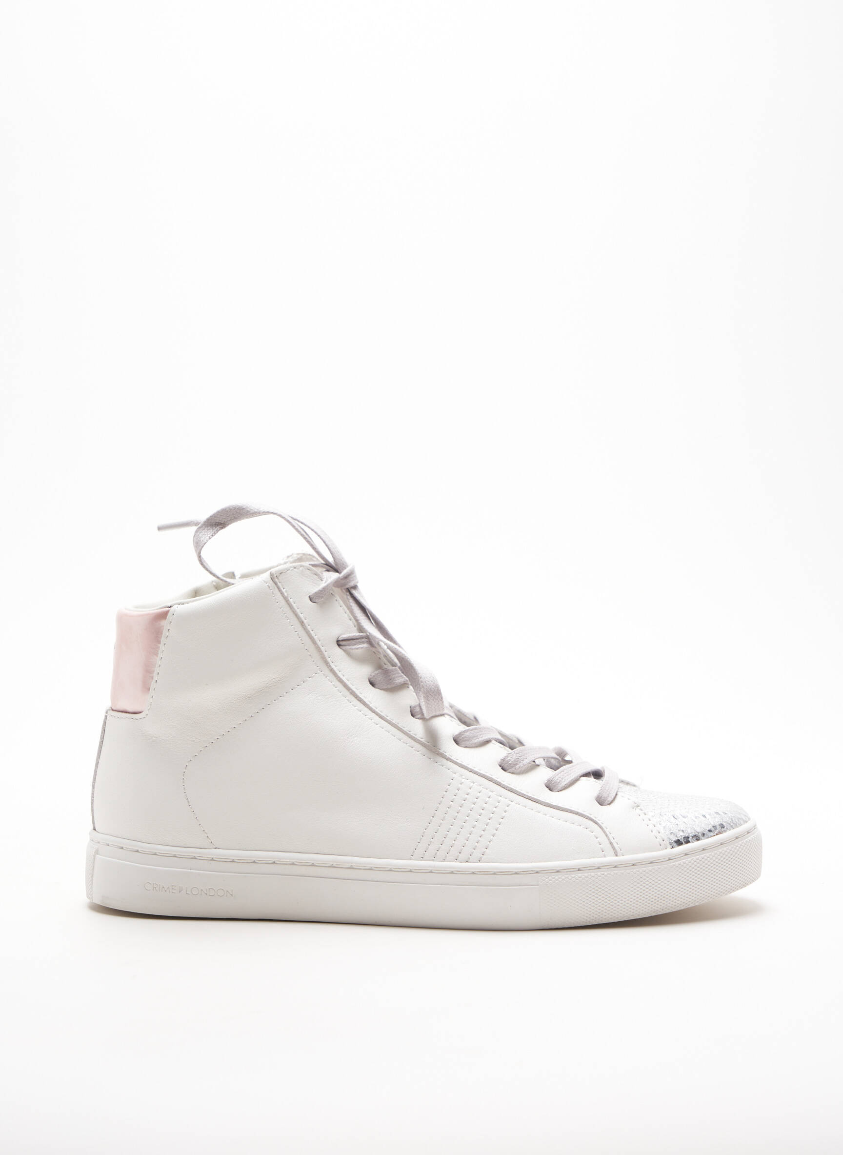 Crime London Baskets Femme couleur blanc