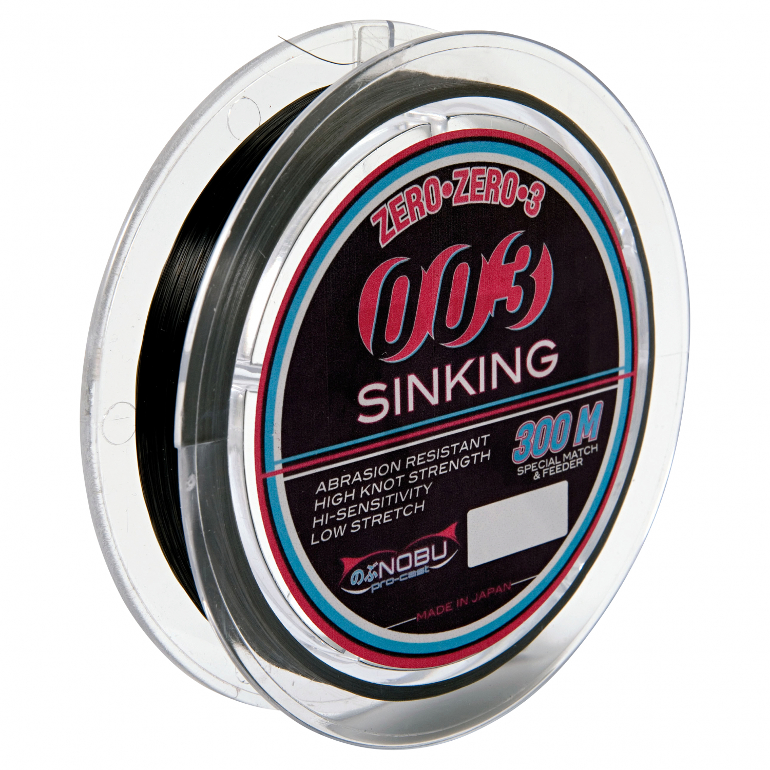 Lineaeffe Angelschnur Sinking Spezial Match & Feeder (schwarz)