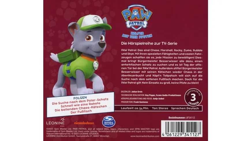 PAW Patrol CD 58