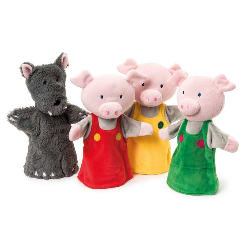 Marionnettes les 3 petits cochons Oxybul