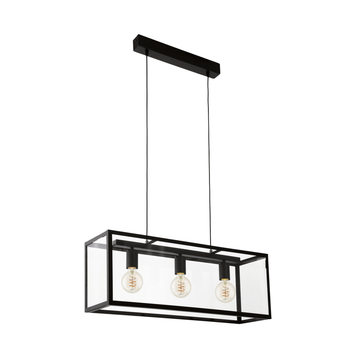 EGLO Pendelleuchte Charterhouse Schwarz