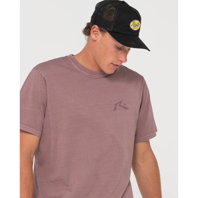 RUSTY COMP WASH SHORT SLEEVE TEE T-Shirt Herren