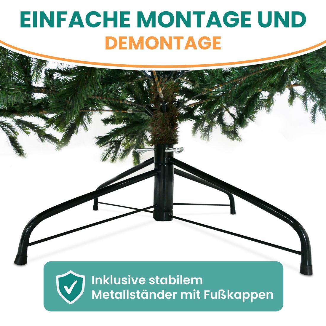 Gartenpirat Gartenpirat Tannenbaum 210 cm BonTree Tanne Weihnachtsbaum PE/PVC-Mix
