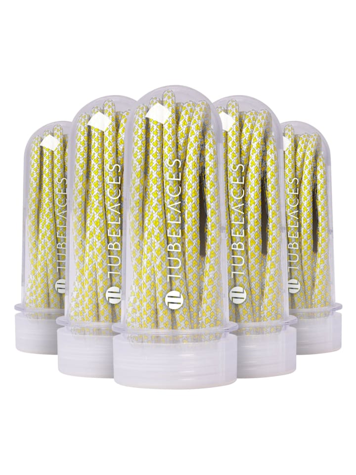TubeLaces TubeLaces Schnürsenkel in wht/neonyellow günstig kaufen