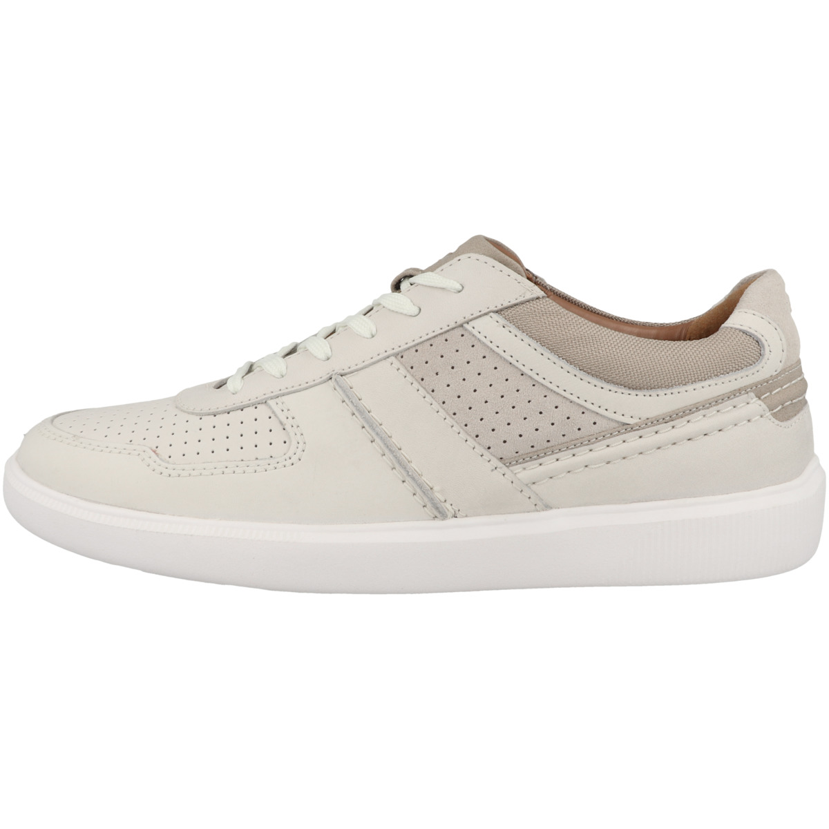Clarks Cambro Race Sneaker Low weiss