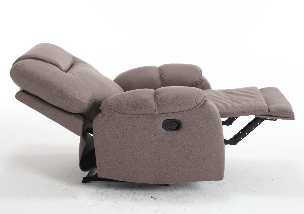 Happy Home Relaxsessel mit verstellbare Rückenlehnen & Liegefunktion, braun