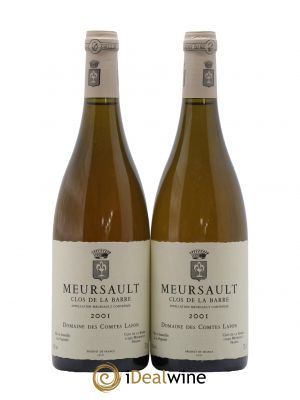 Meursault Clos de la Barre Comtes Lafon (Domaine des)  2001 - Lot de 2 Bouteilles